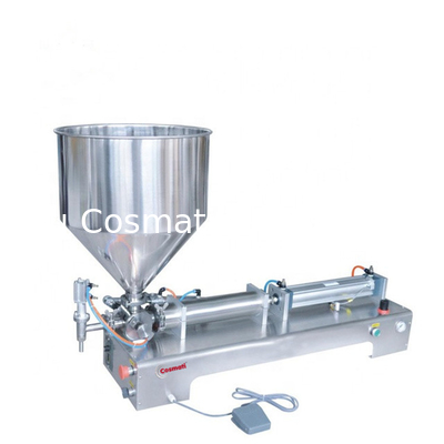 Semi Automatic Quantitative Yogurt Paste Hand Cream Detergent Lipstick Bottle Filling Machines