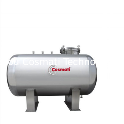 Industral high quality customizable stainless steel horizontal storage tank