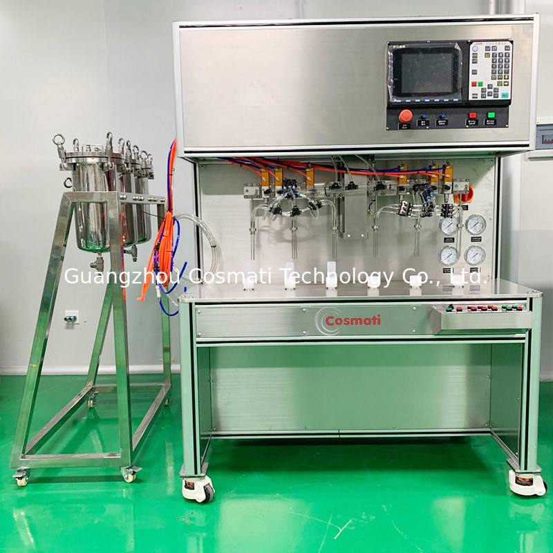 4 heads/6 heads Automatic Gouache Latte multi-color isolation cream pearl pattern filling machine