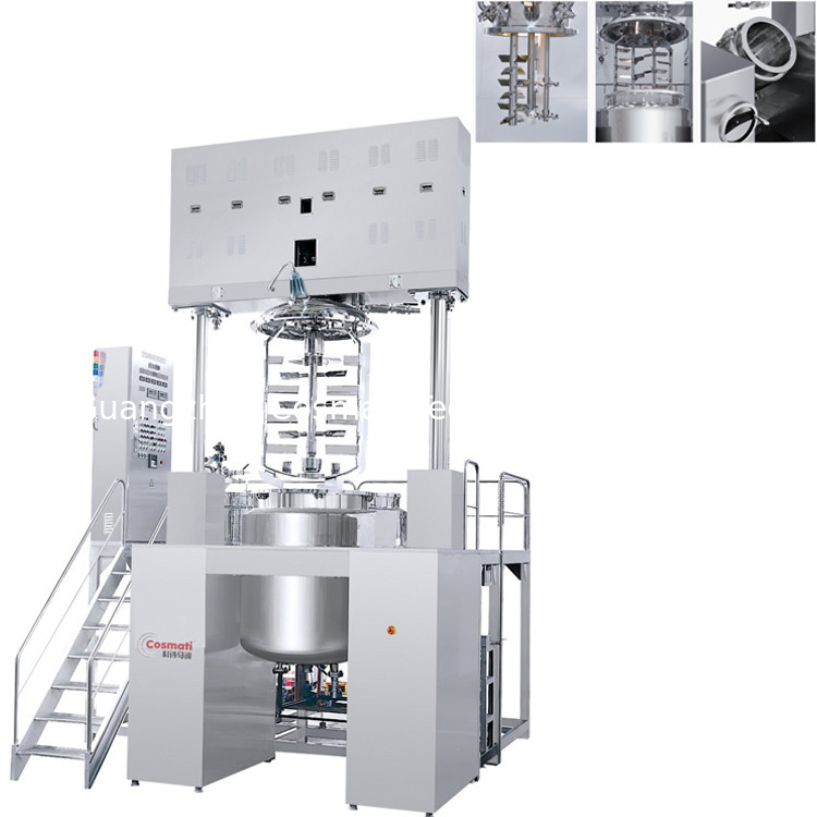 Cosmetic Mixing Equipment Emulsifying Machine Butter Cream Ointment Processing Homogenizer Emulsifying Vacuum Mixer