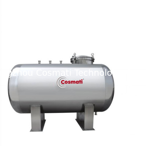 Industral high quality customizable stainless steel horizontal storage tank