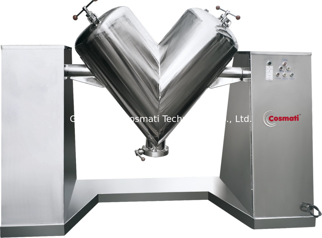 High Efficiency V Type Mixer dry powder mixing machine for pharma food and chemical factory chemical mixing equipment